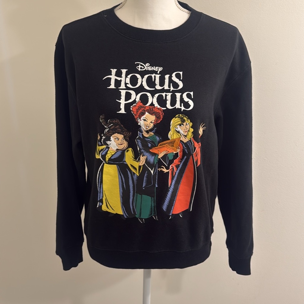 Hocus Pocus Sanderson Sisters Witch Halloween Sweatshirt Women's Size Medium